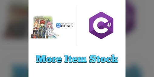 Cover image for More Item Stock - Bakin Plugin