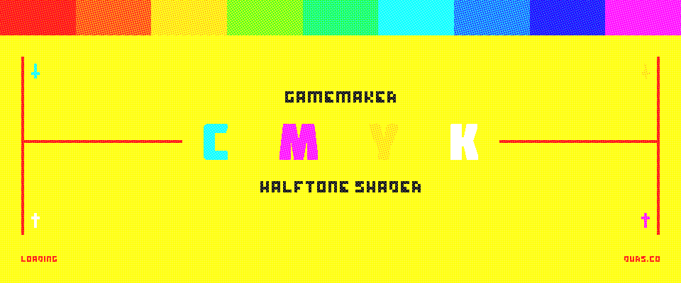 GameMaker CMYK Halftone Shader