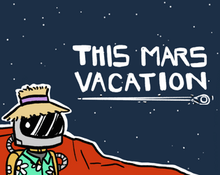 This Mars Vacation   - A roll-and-write as asteroids rain down on your vacation on Mars 