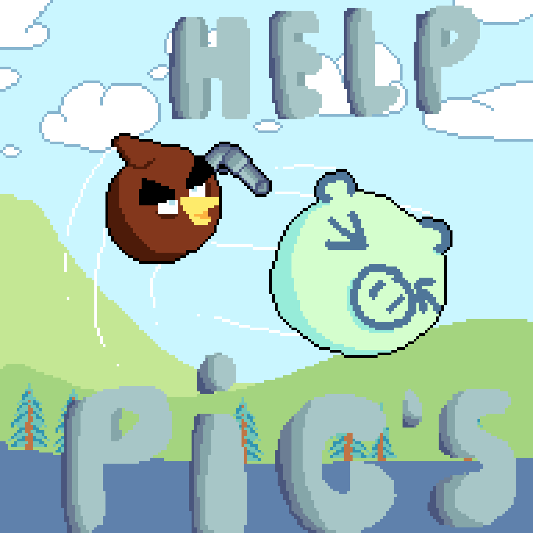 Help pig's by Mandioca_Brava