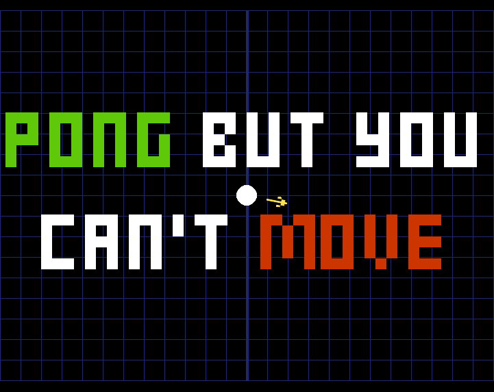 Cover image for Pong But You Can't Move