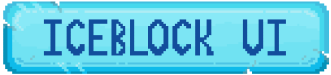 Iceblock Pixel Art UI Asset Pack