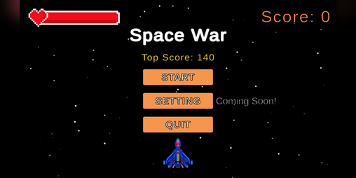 Cover image for Pixel Space War