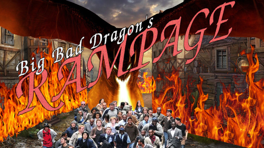Cover image for Big Bad Dragon's Rampage