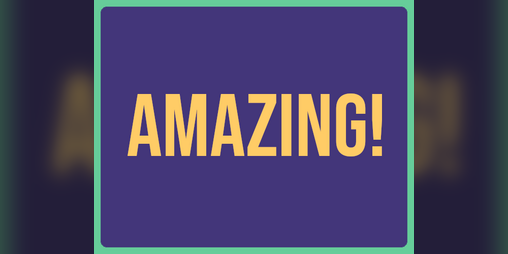 Cover image for Amazing!