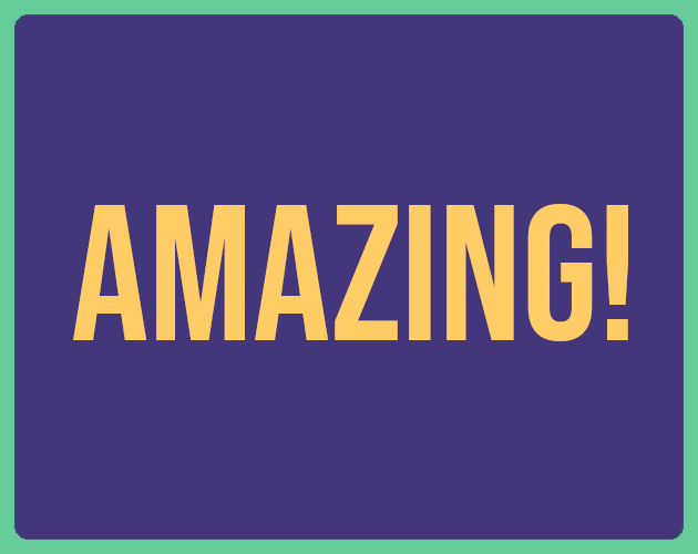 Cover image for Amazing!