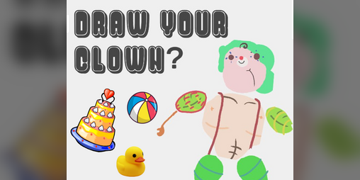 Cover image for Draw your clown: Battle for the laughs