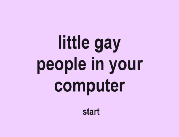 little gay people in your computer