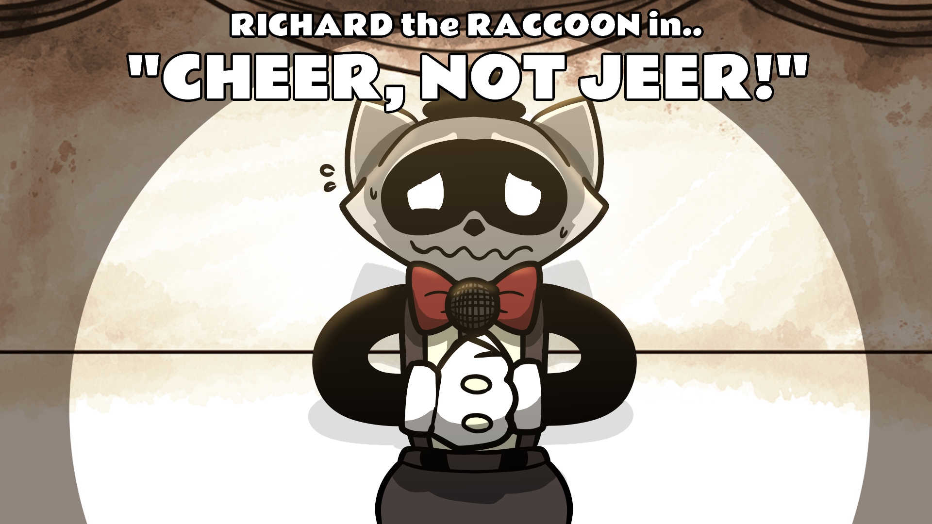 Cover image for Richard the Racoon in: "Cheer, not Jeer!"
