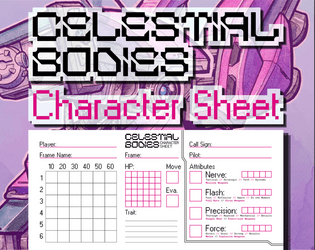 Celestial Bodies Character Sheet (unofficial)  