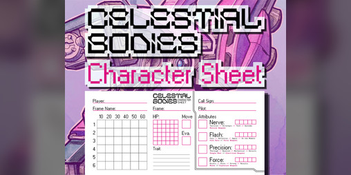 Cover image for Celestial Bodies Character Sheet (unofficial)