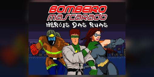 Cover image for Bombeiro Mascarado: Heróis das Ruas