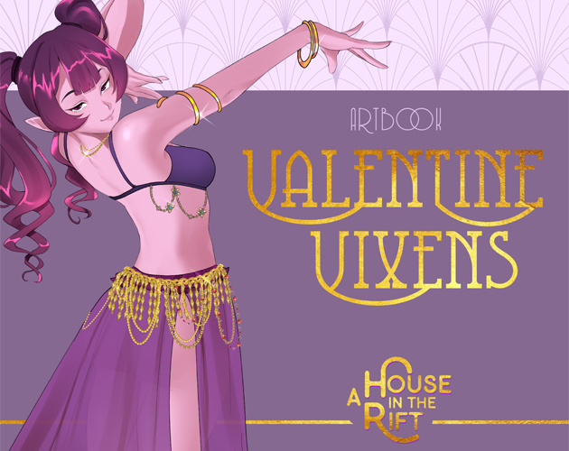 Cover image for AHITR Valentine Vixens Artbook