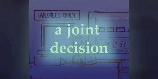 Cover image for a joint decision