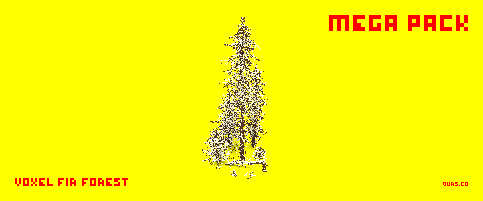 Voxel Fir Forest