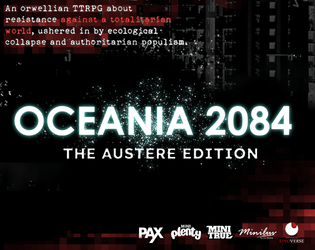 Oceania 2084 - the orwellian TTRPG   - dystopian TTRPG 