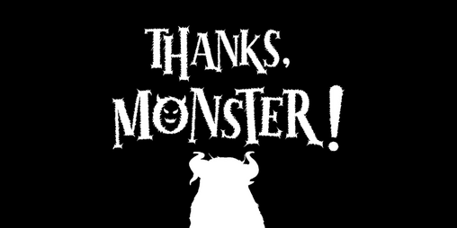 Cover image for Thanks, Monster!