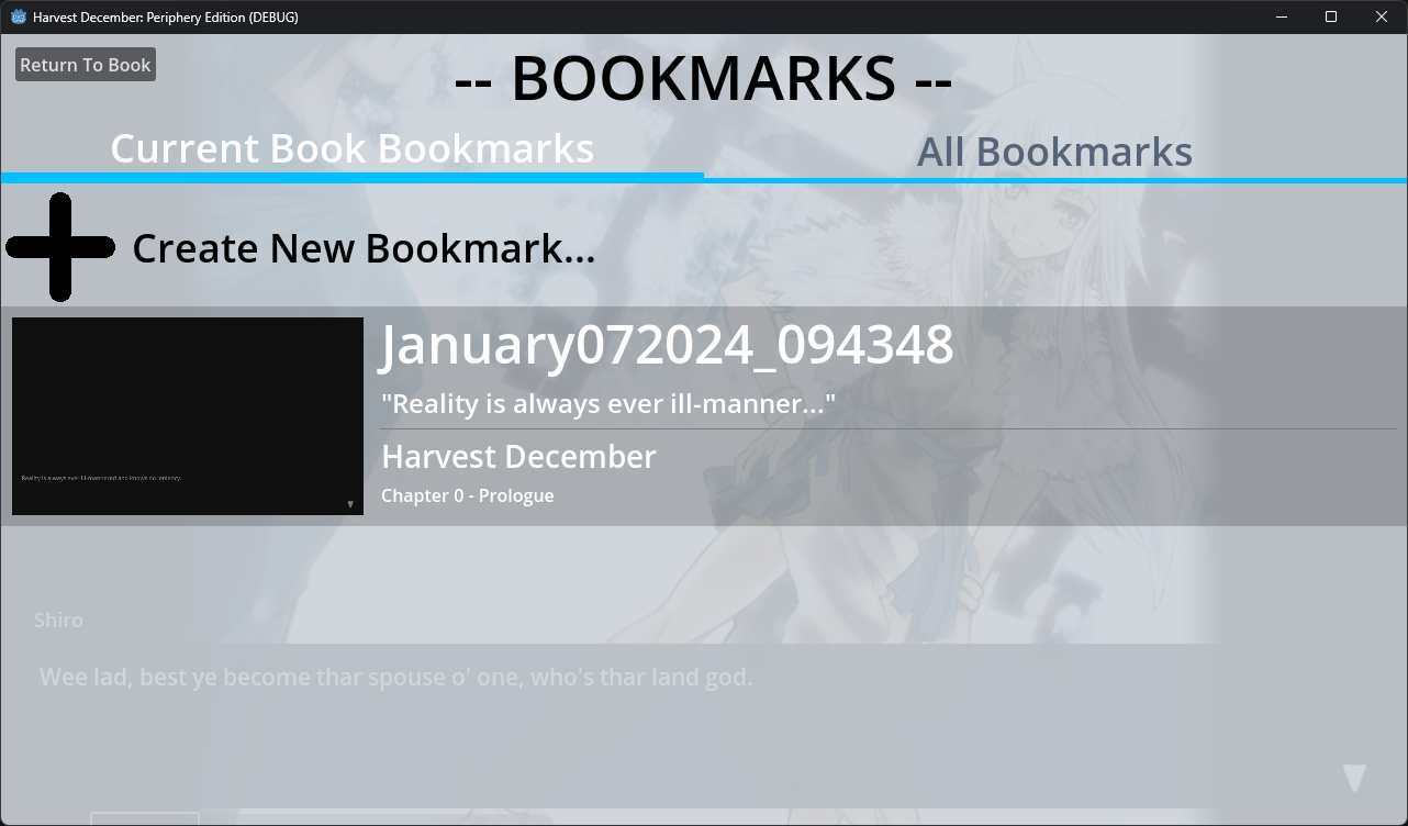 Bookmarks UI