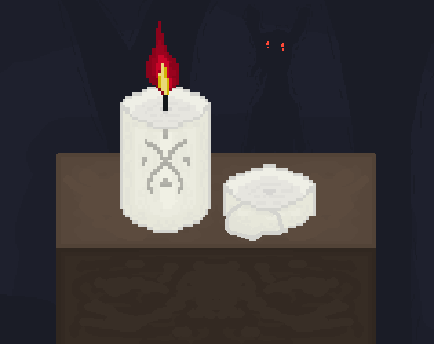 Mystery candle cover