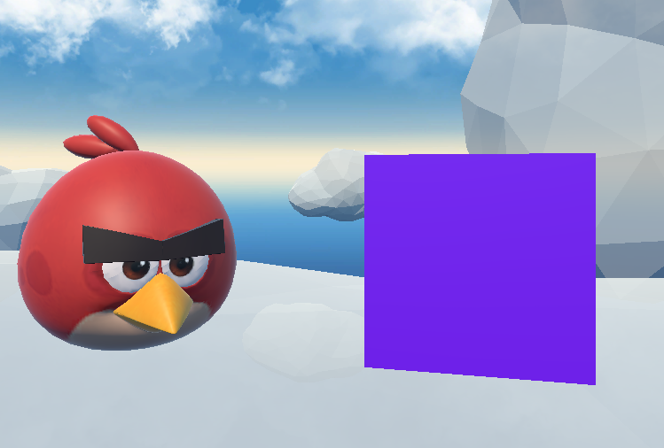Run away from the birds!