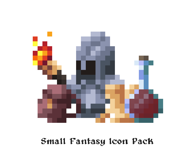 Small Fantasy Icon Pack 16x16