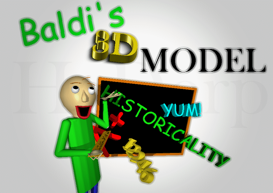Baldi's Basics Model's / Baldi (FINAL UPDATE)