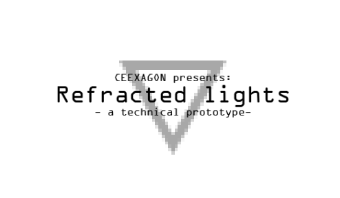 Refracted lights