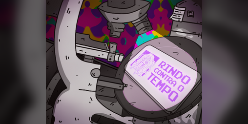 Cover image for Rindo contra o tempo