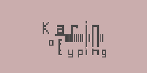 Cover image for Karin of typing test
