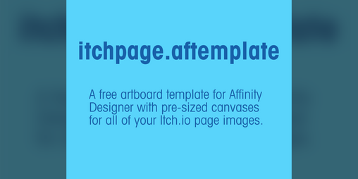 Cover image for Itch Page Images Template