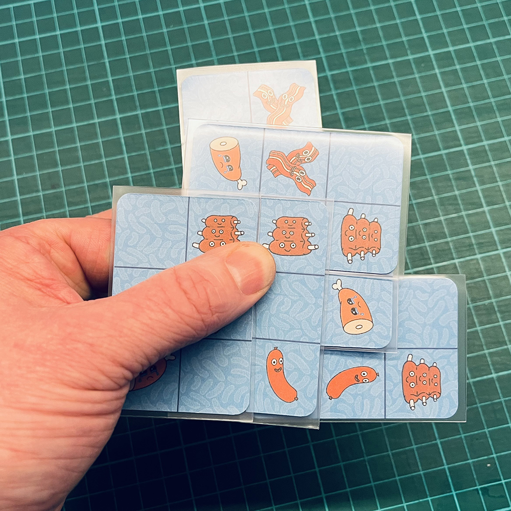 Ham Fisted, mini European sized cards