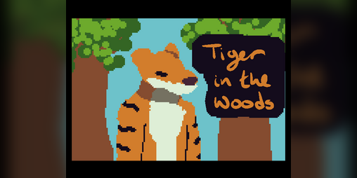 Cover image for Tiger in the Woods