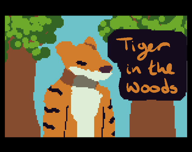 Cover image for Tiger in the Woods