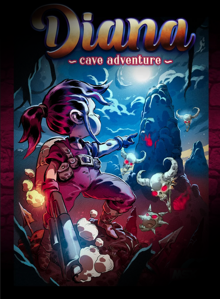 Diana Cave Adventure (ZX Spectrum) by Oniric Factor