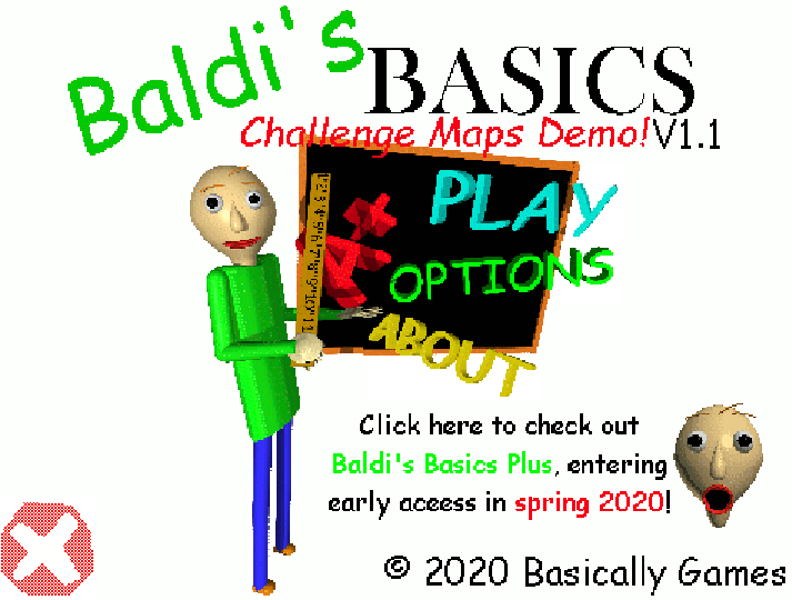 Baldi's Basics Challenges Demo