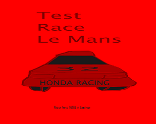 Test Race Le Mans