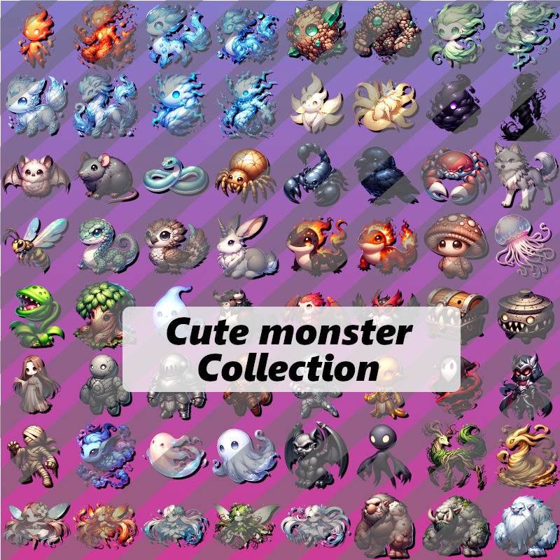 Cute Monster Collection 1 4 By Trulymalicious Cute Monster Collection 1 4 By Trulymalicious