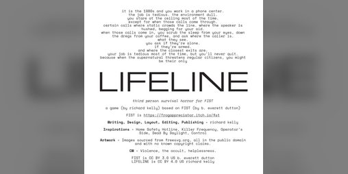 Cover image for LIFELINE