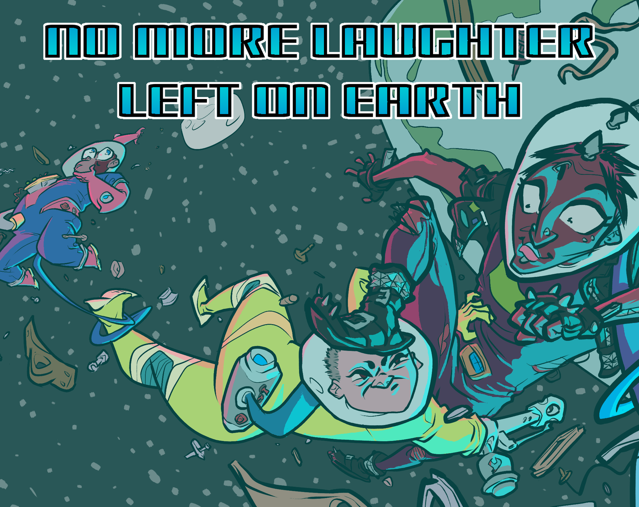Cover image for No More Laughter Left on Earth