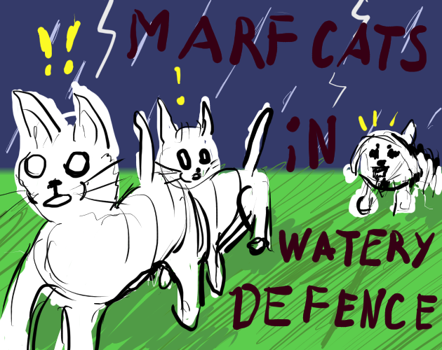 Cover image for Marf Cats in Watery Defence / Кошки Марф и Водяная Защита