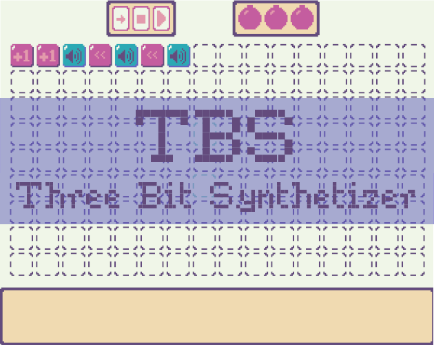 TBS: Three Bit Synthetizer