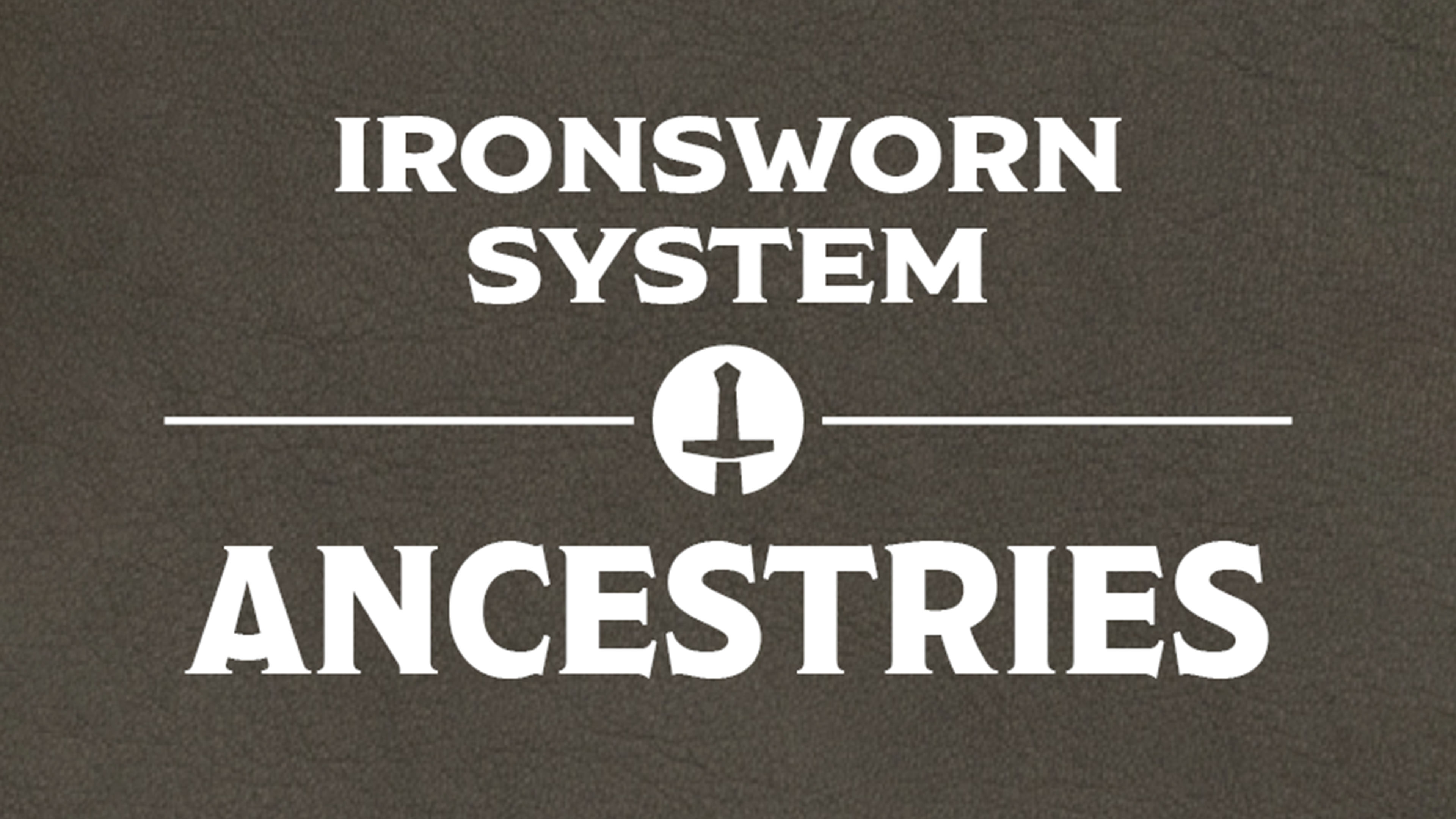 Ancestries Card Set (for Ironsworn)