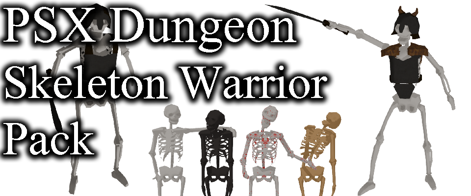 PSX Dungeon Skeleton Warrior Pack