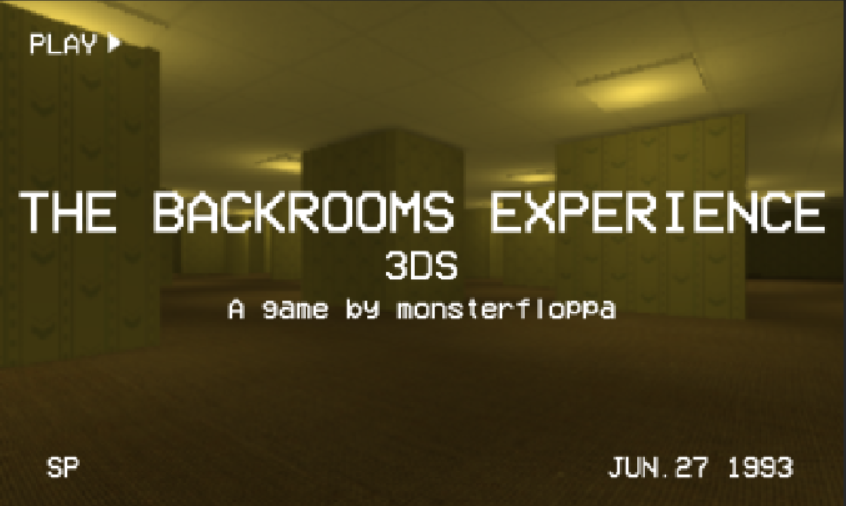 The backrooms experience 3ds (DEMO)