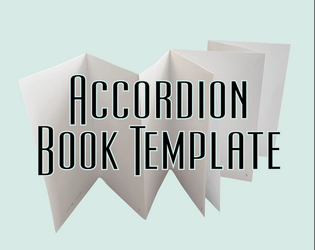 Accordion Book/Zine Template   - For 14-16 page tiny books you can make with one sheet of paper 