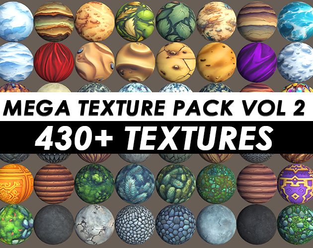 Stylized Textures – Mega Pack Vol 2 by oleekconder