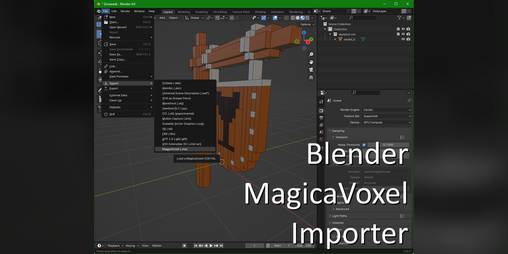 Cover image for blender_magicavoxel addon