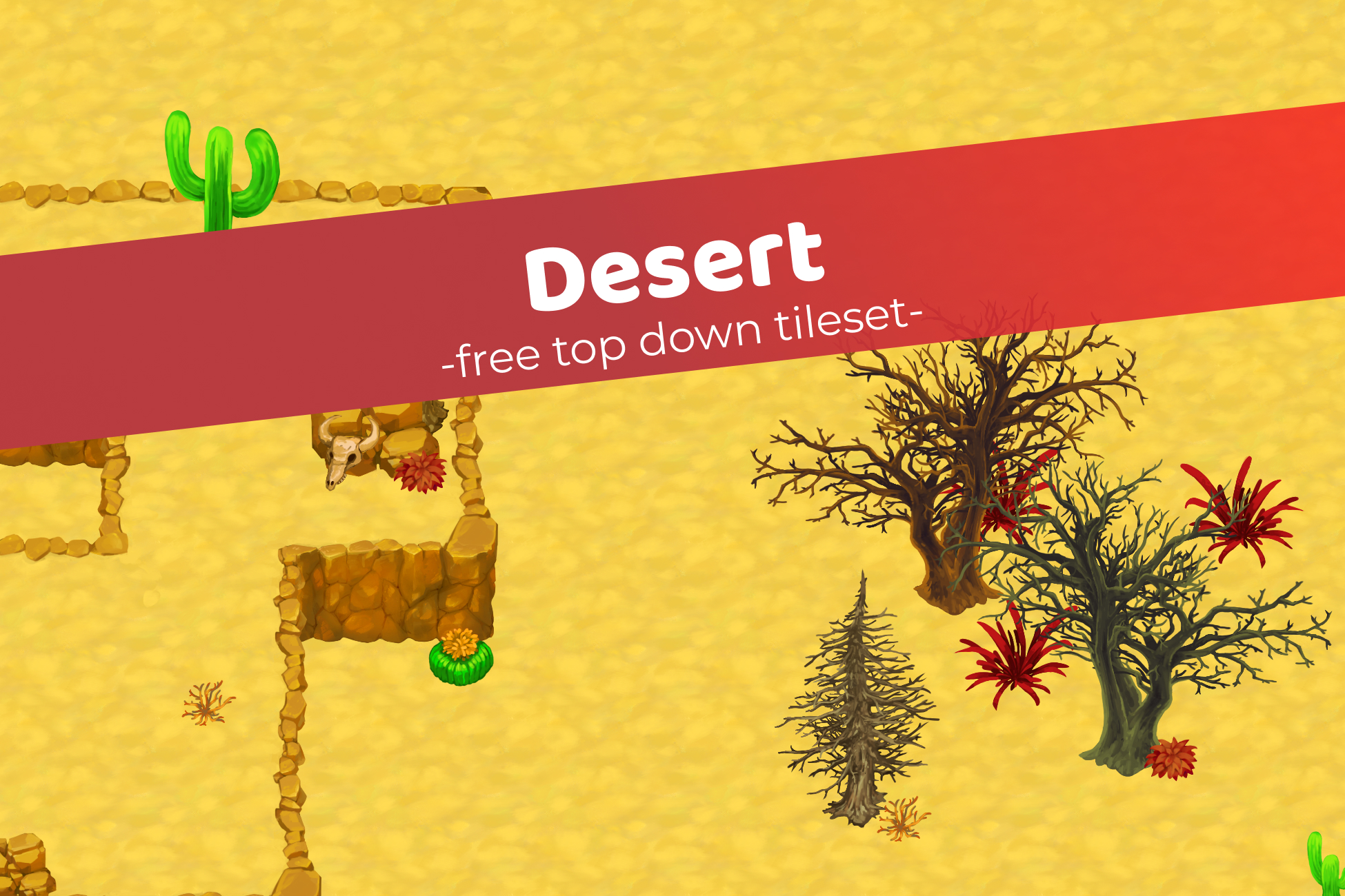Desert - Free Top Down Tileset
