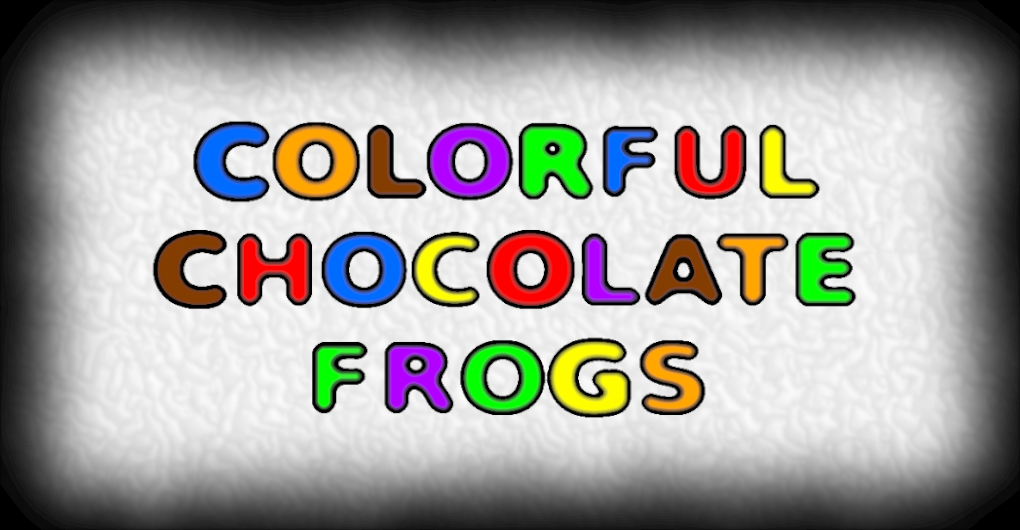 Colorful Chocolate Frogs