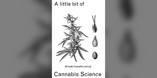 Cover image for a little bit of cannabis science- a zine